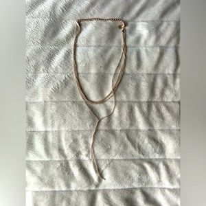 Rose Gold Y Necklace